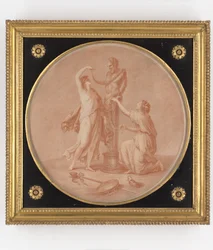 Ein Opfer für Pan, Druck von William Wynne Ryland, 1776